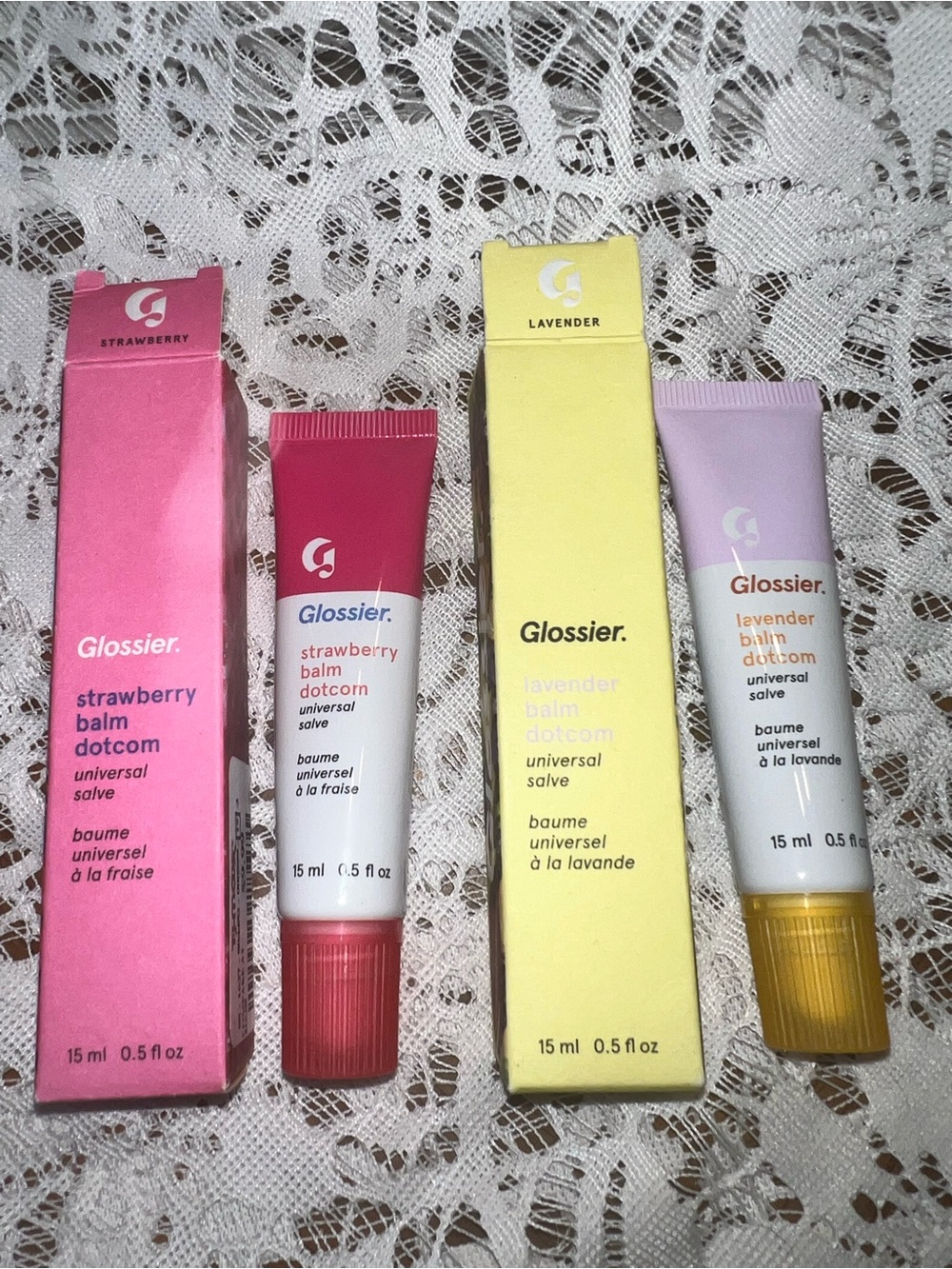 Glossier balm dotcom lip balm bundle